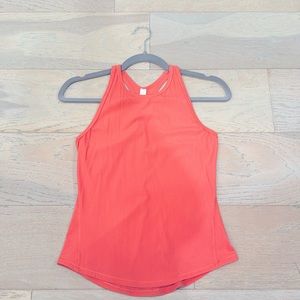 LULULEMON SIZE 4 HIGH-NECK PINK TANK TOP (barely worn)!!